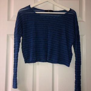 Forever 21 striped crop top!